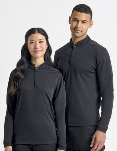 PRE-PR647-Essential Coolchecker® Chefs Shirt - Long Sleeve